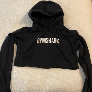 Gymshark Training Cropped Hoodie - Black
